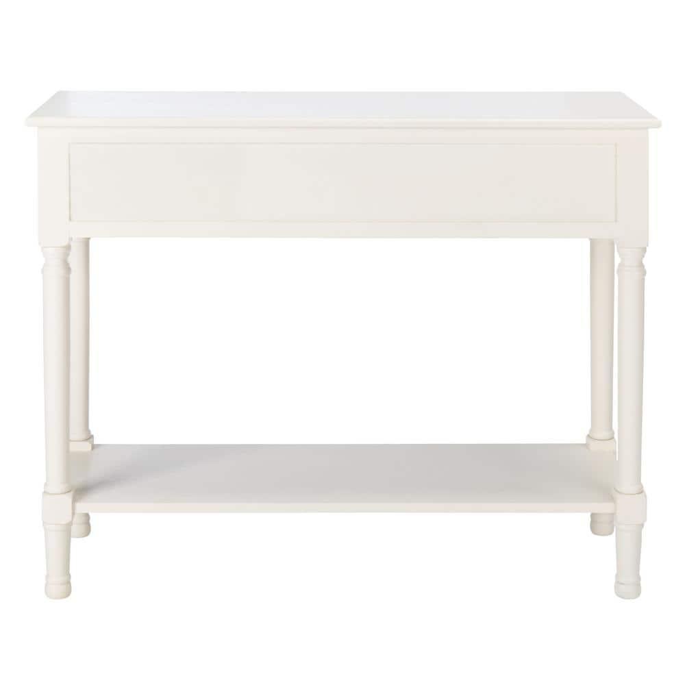 Haines 2 Drawer Console Table - White - Safavieh
