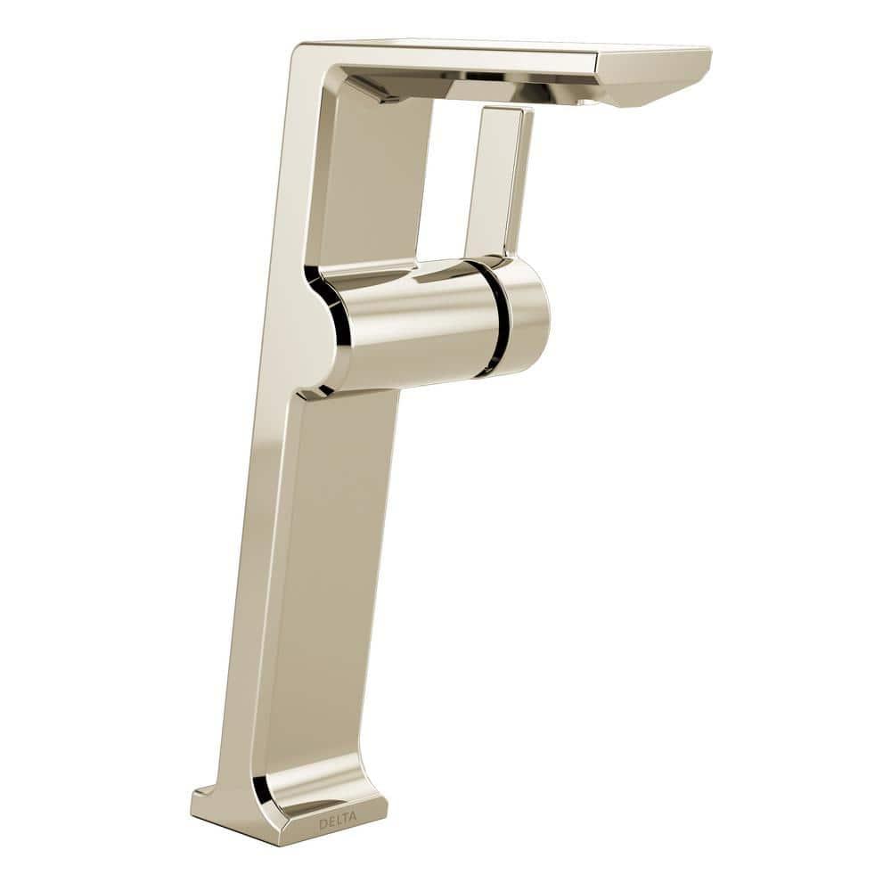 Pivotal Single Hole Bathroom Faucet with Drain Assembly and Diamond™ Seal Technology