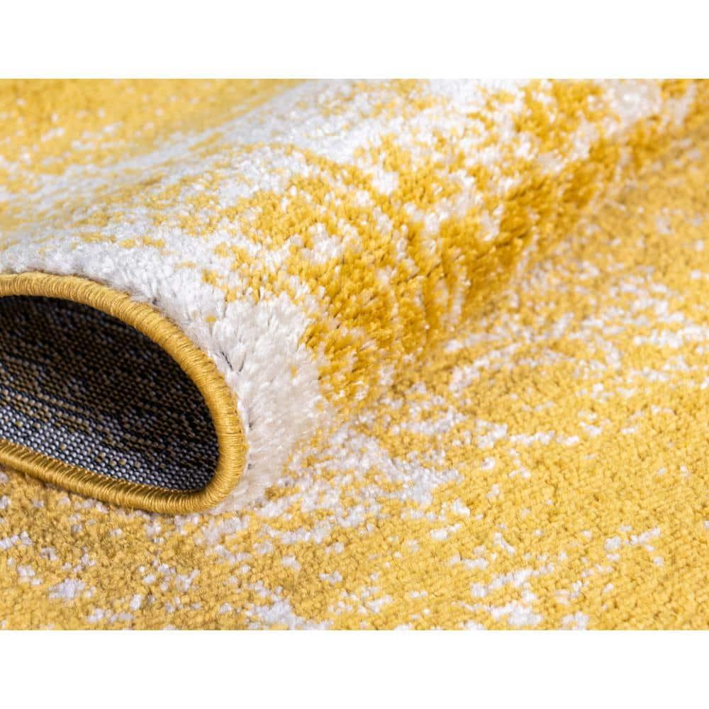 Bromley Wells Yellow 5 ft. x 8 ft. Area Rug