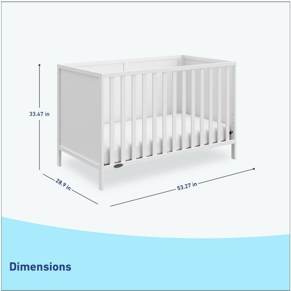 Graco Theo 3-in-1 Convertible Crib