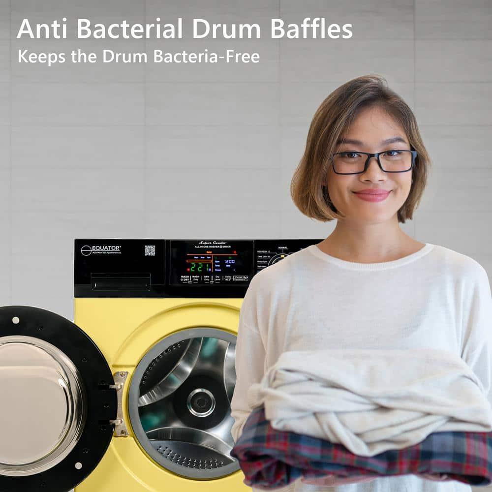 Equator Ver3 Combo Washer Vented/Ventless Dry-1400RPM Color Coded Display Y/B