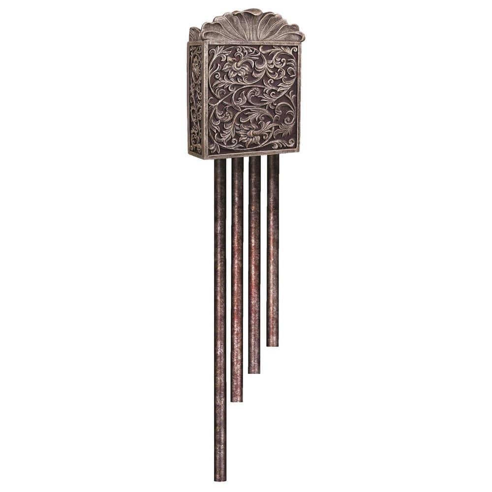 Craftmade Westminster Carved Long Chime in Hand Painted Renaissance Crackle - Silver