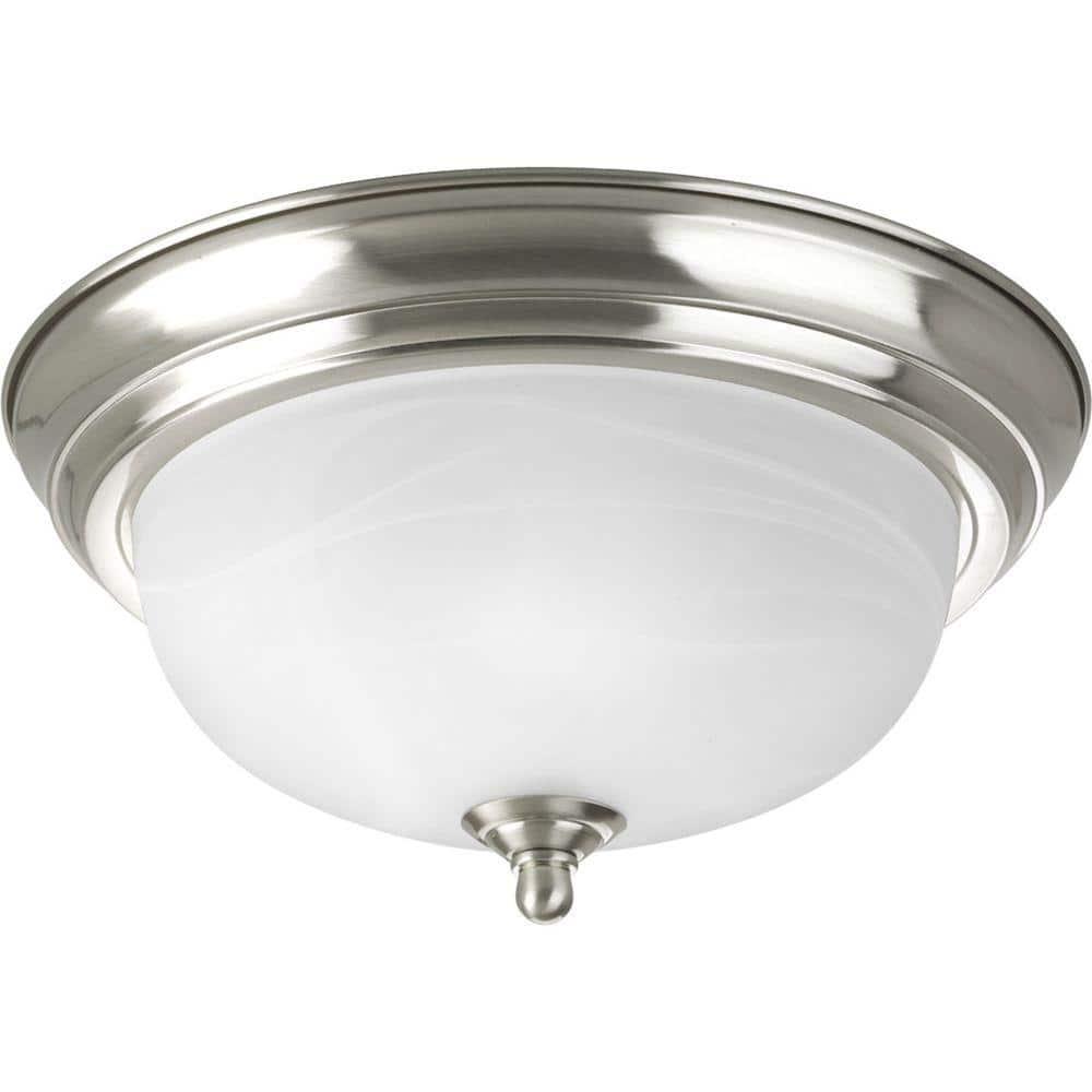 Alabaster Glass Flush Mount Light