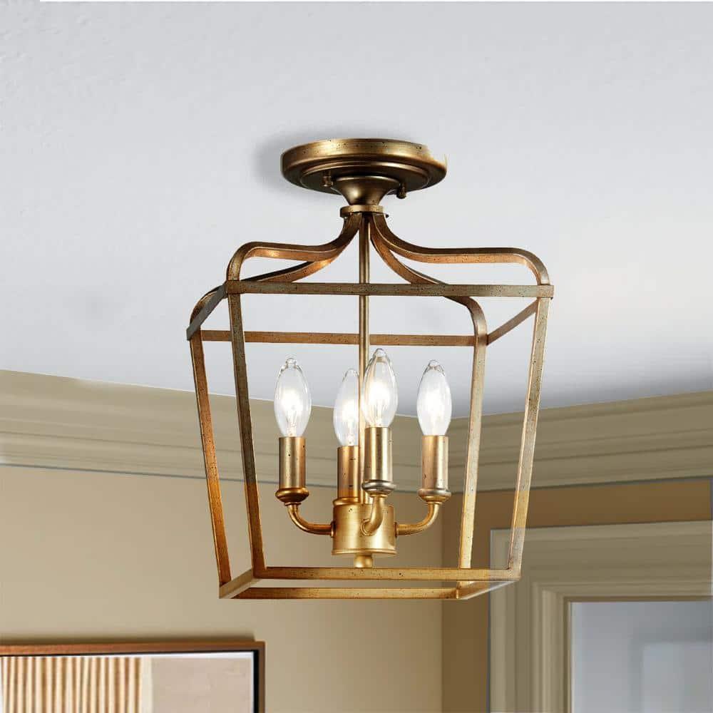 Minka Lavery - Laurel Estate - 4 Light Convertible Pendant in Traditional Style