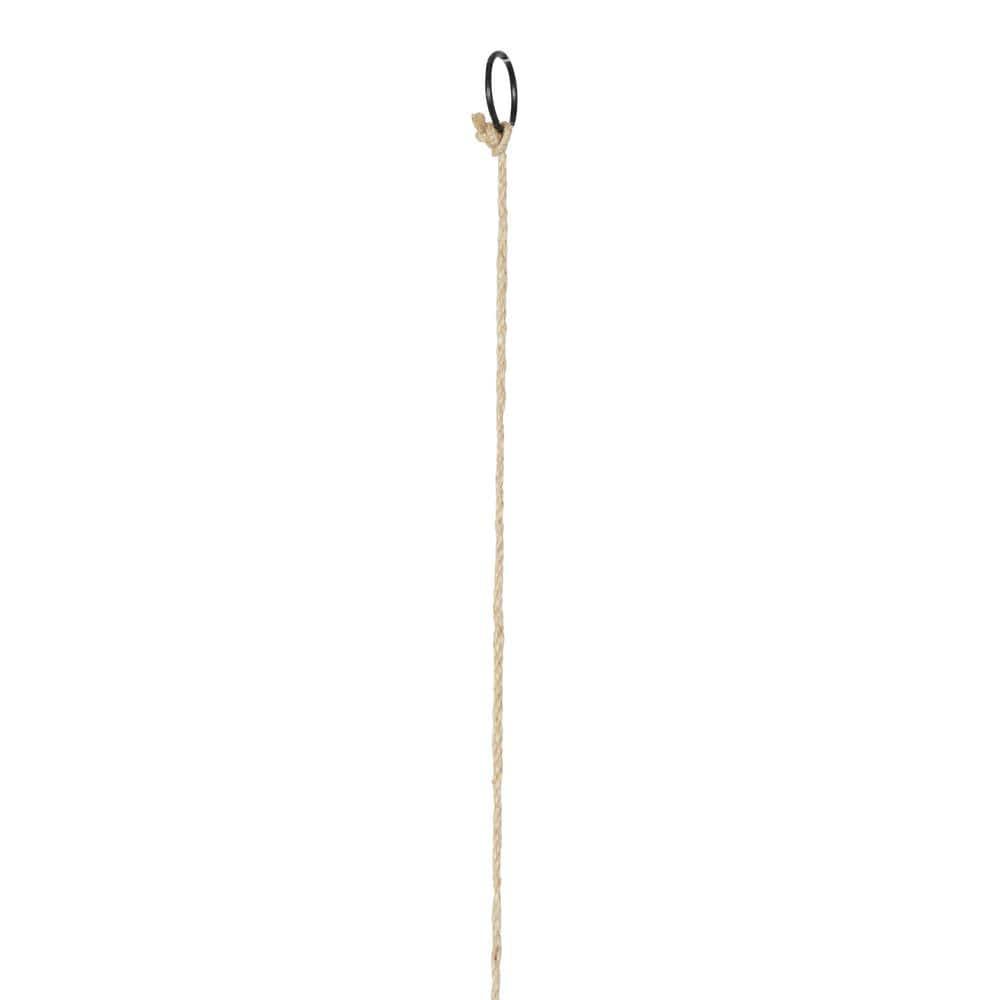 DecMode 41" Blue Glass Bottle Windchime with Beads and Cone Bells