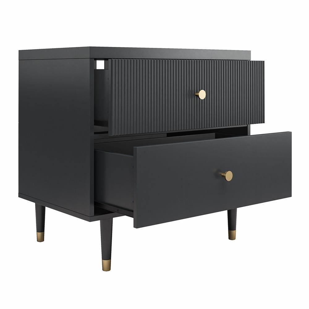 CosmoLiving by Cosmopolitan Elizabeth 2-Drawer Nightstand