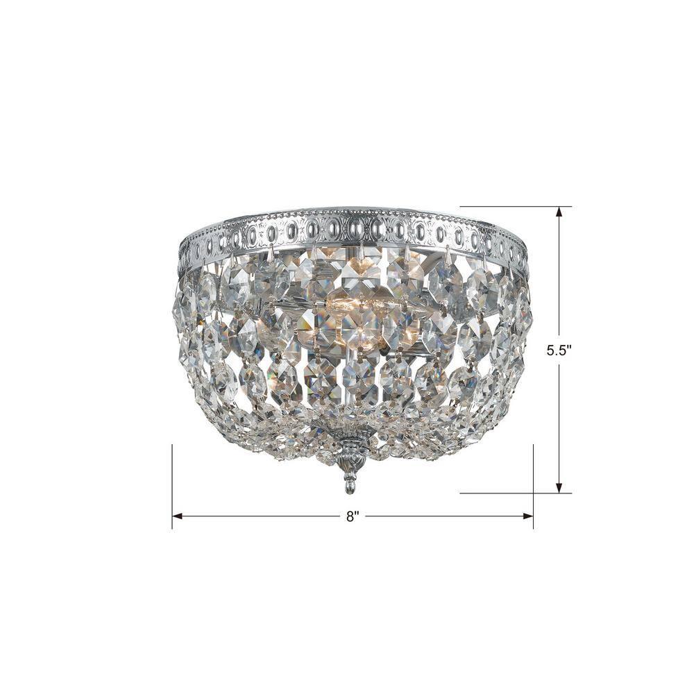 Crystorama Lighting - Richmond - 2 Light Ceiling Mount in Traditional and