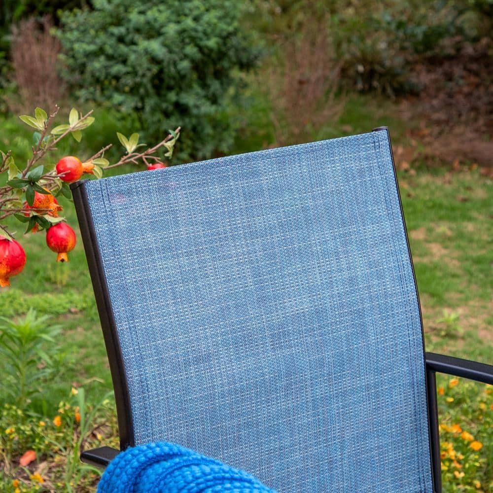 Argyri Powder-coated Steel Outdoor Dining Armchair