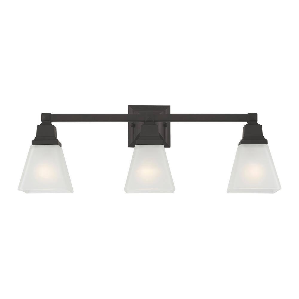 Livex Lighting Mission 3 - Light Vanity in  Bronze