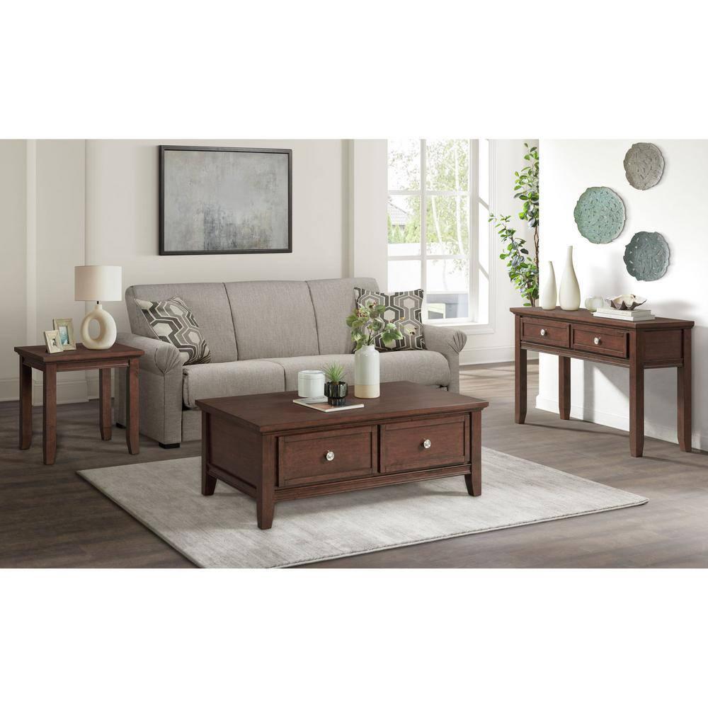 Picket House Furnishings Rouge Sofa Table in Cherry