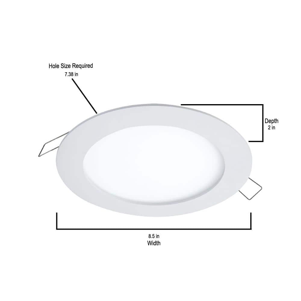8.5'' Dimmable Air-Tight LED Retrofit Recessed Lighting Kit