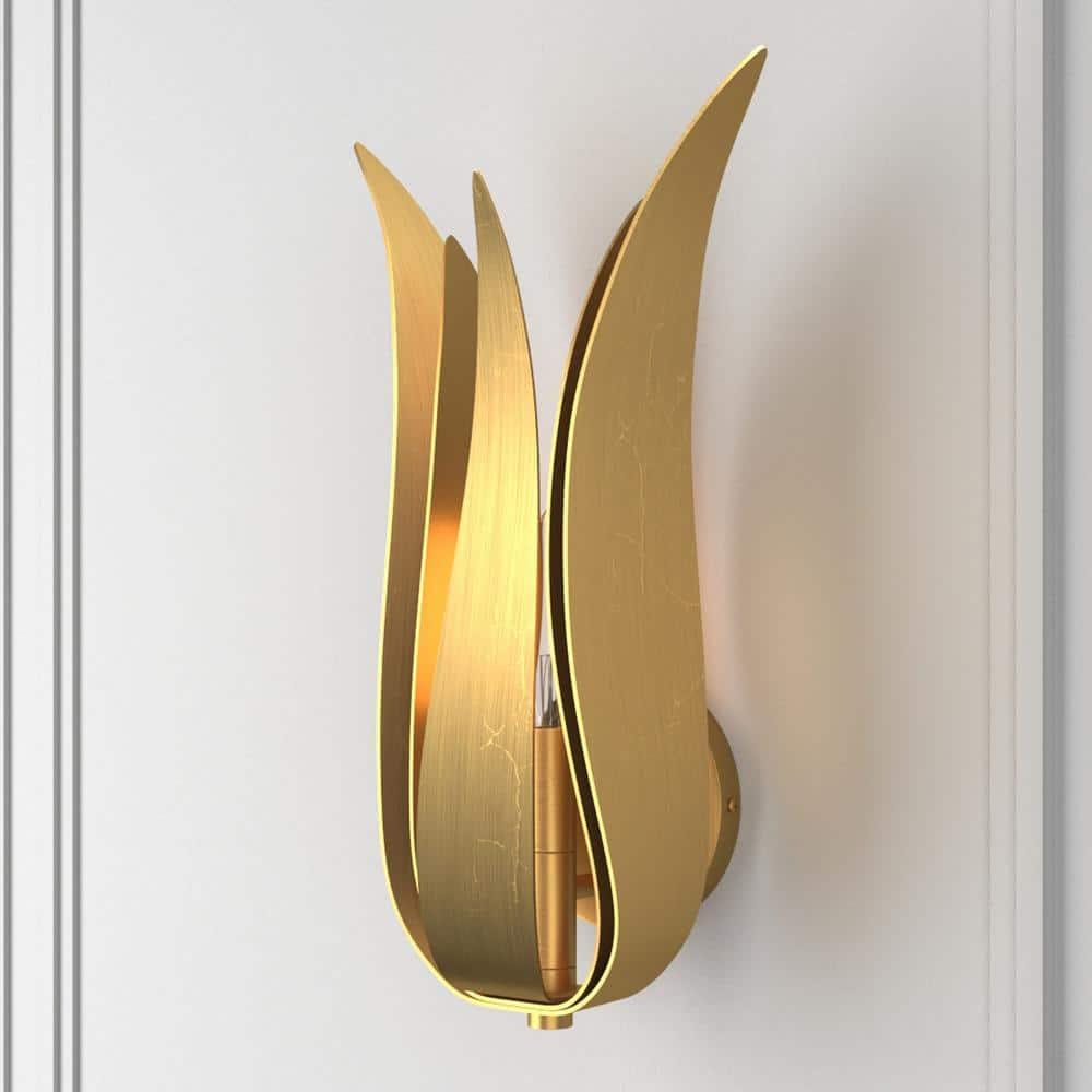 Crystorama Lighting Broche 1 - Light Sconce in  Antique Gold