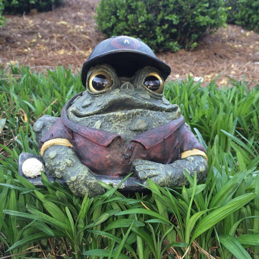 HomeStyles Golfer Character Toad/Frog Garden Statue