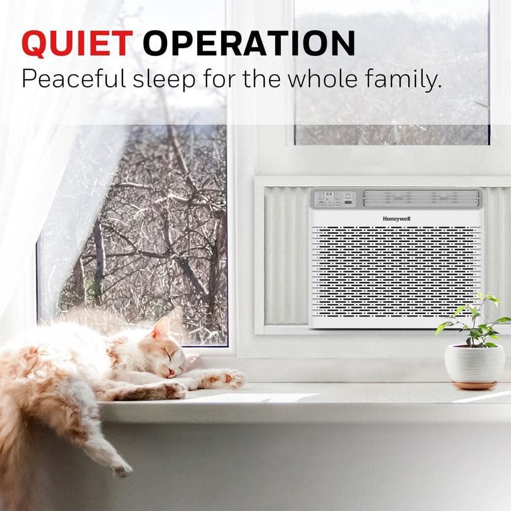 Honeywell 8,000 BTU Digital Window Air Conditioner, Remote, LED Display, 4 Modes, Eco, 350 sq ft Coverage
