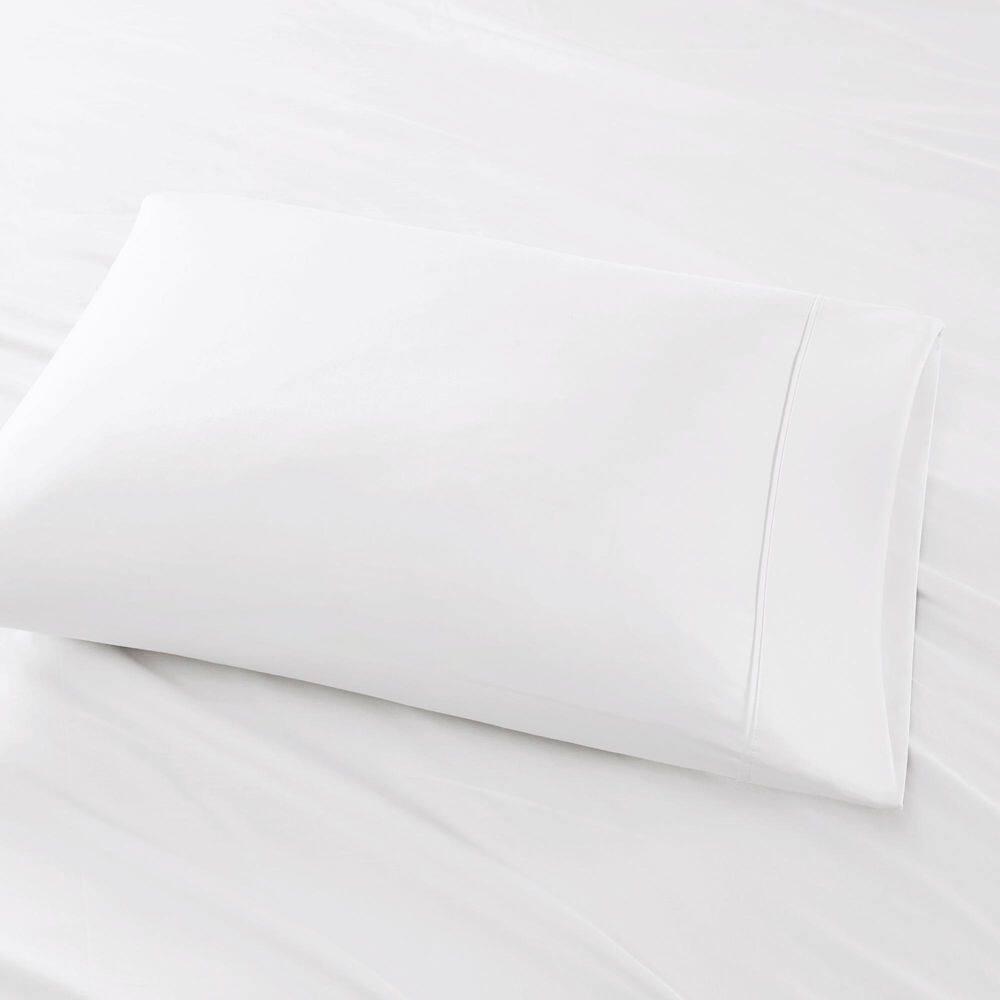 Split King 800 Thread Count 7pc Cotton Blend Sheet Set White
