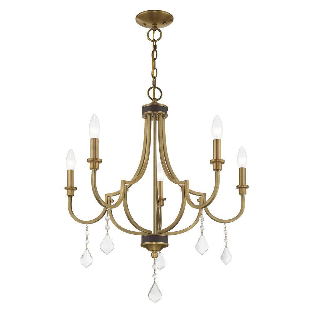 Dedric 5 - Light Dimmable Classic / Traditional Chandelier