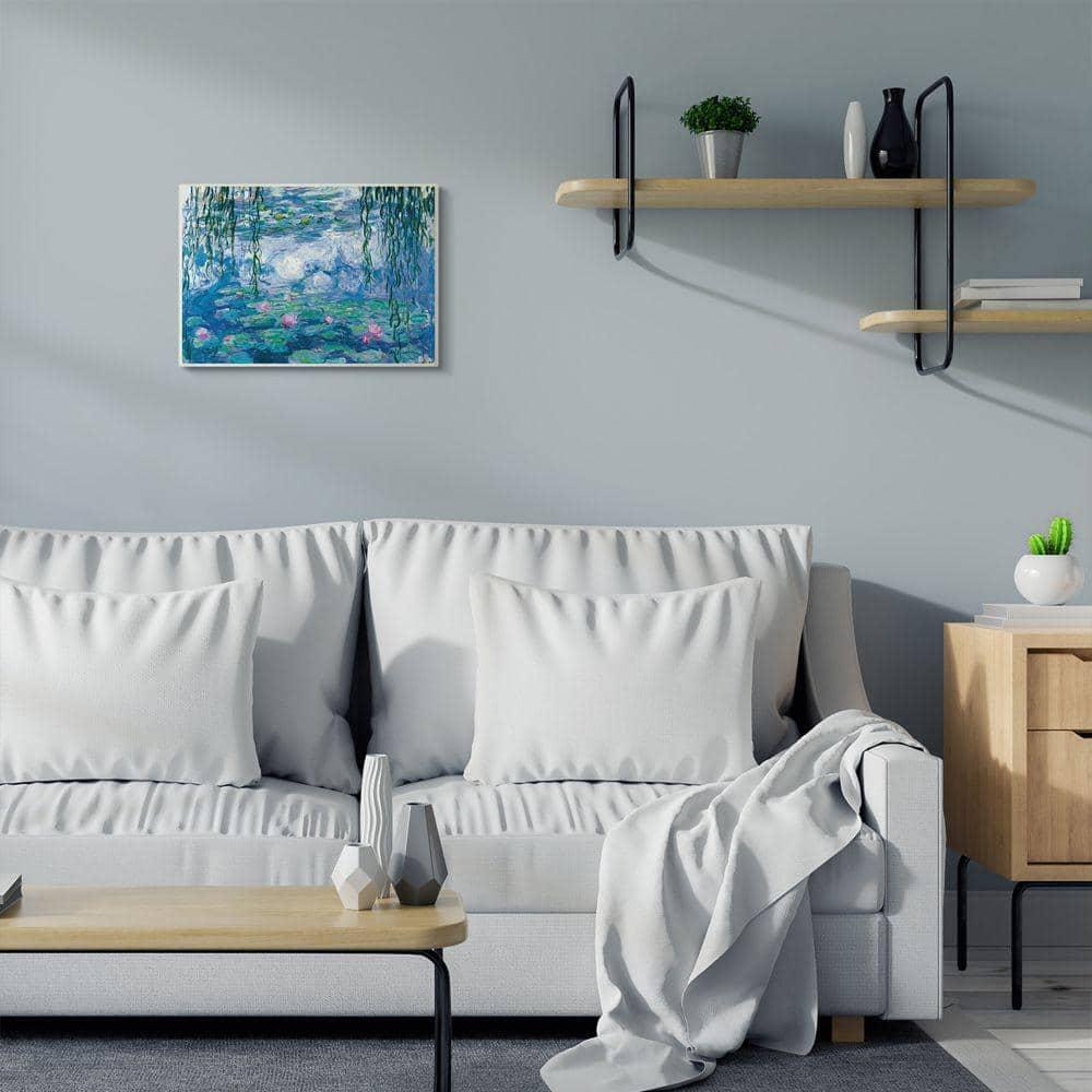 Stupell Industries Classic Water Lilies Painting Monet Pond Detail Unframed Art Print Wall Art, 13x19, by Claude Monet