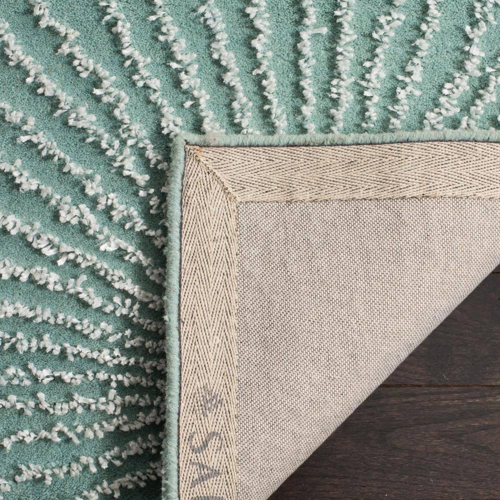 Soho SOH712 Hand Tufted Indoor Area Rug - Light Teal/Multi - 6'x9' - Safavieh.