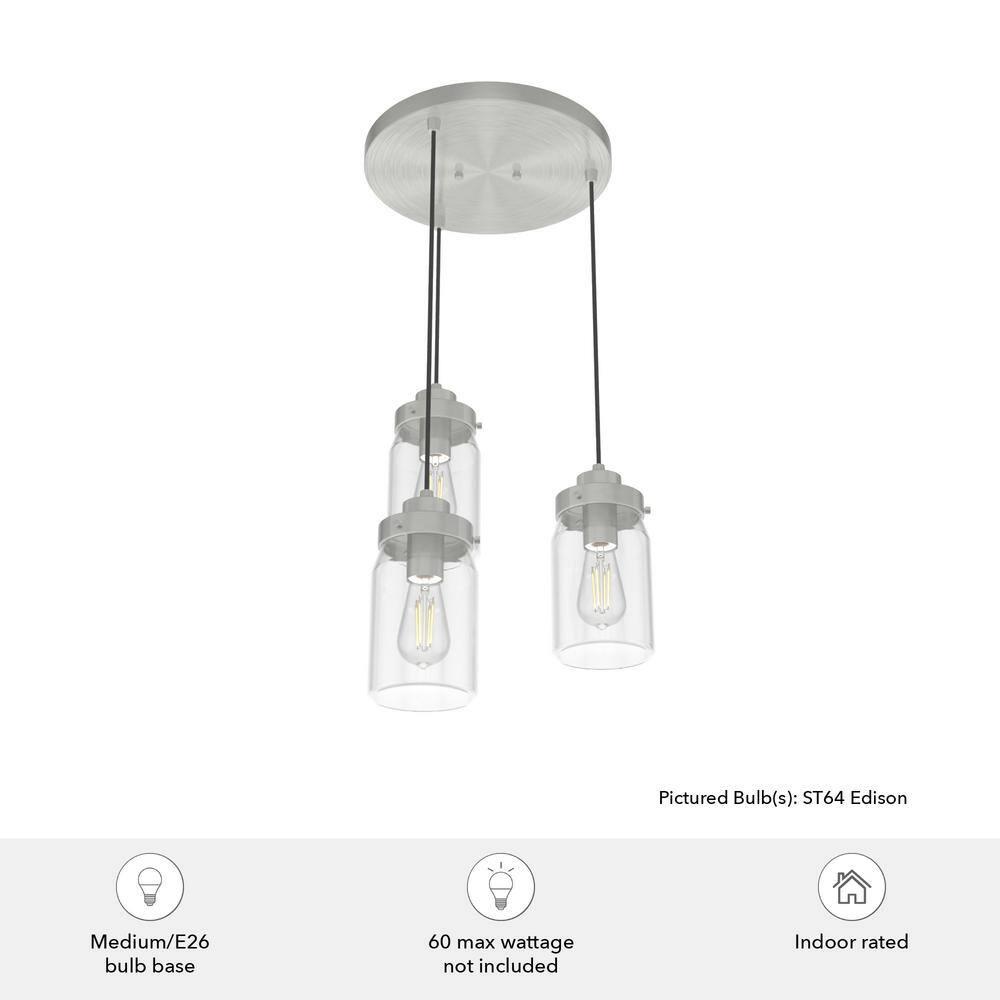 Hunter Fan Devon Park 3 - Light Unique Tiered Chandelier