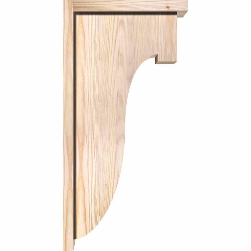 Ekena Millwork Huntington Corbel w/Backplate