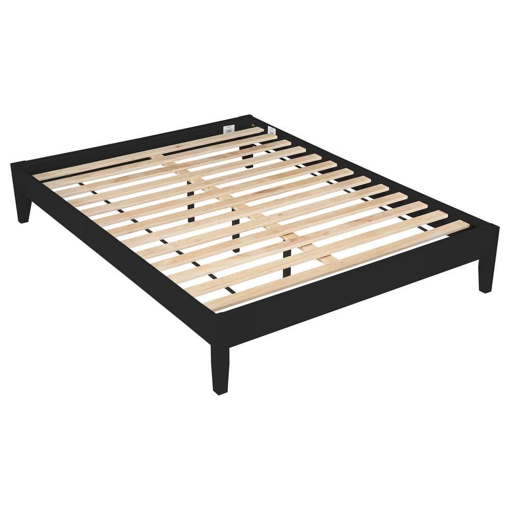 Coaster Hounslow Contemporary Wood Platform Eastern King Bed in Black