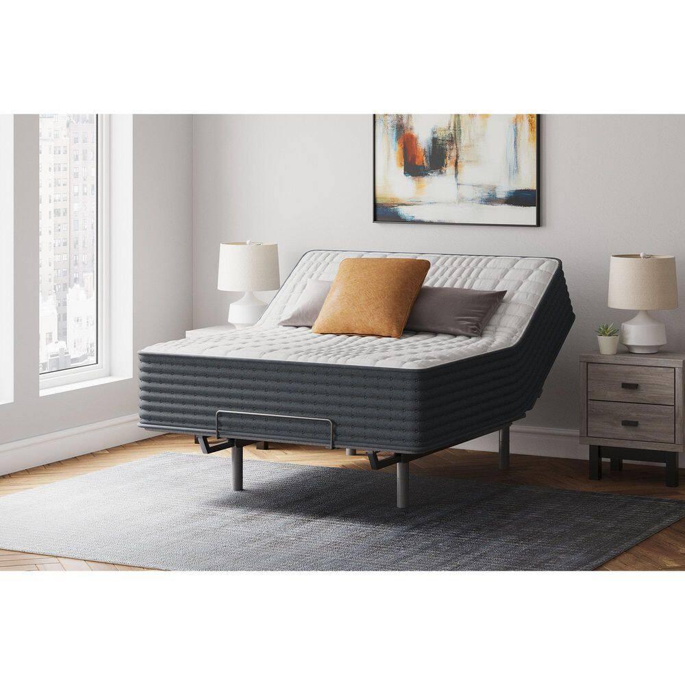 California King White Innerspring Adjustable Bed Mattress