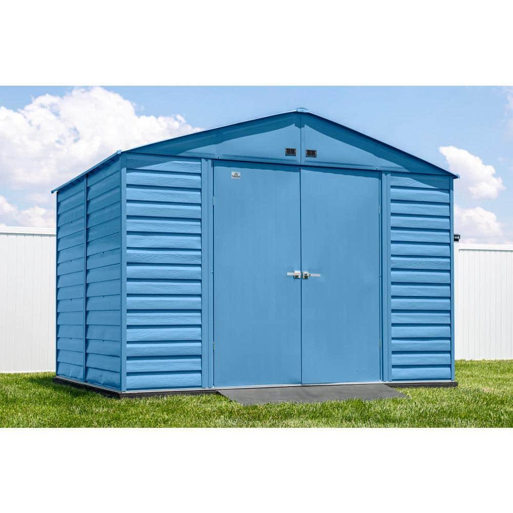 Arrow 10 ft. W x 12 ft. D Metal Storage Shed