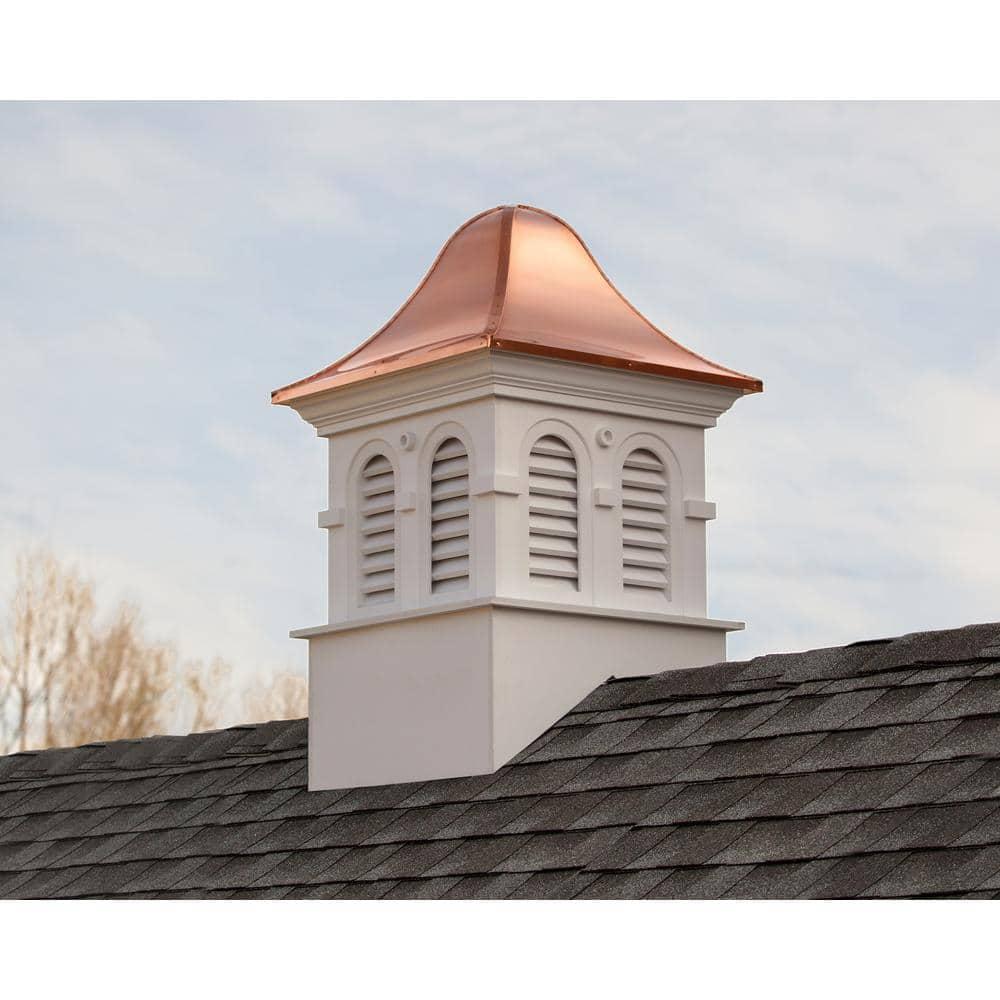 Good Directions Smithsonian Montgomery Vinyl Cupola with Copper Roof, 42" x 66"