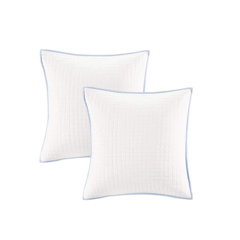 Intelligent Design Brooklyn Cotton Jacquard Comforter Set with Euro Shams and Throw Pillows