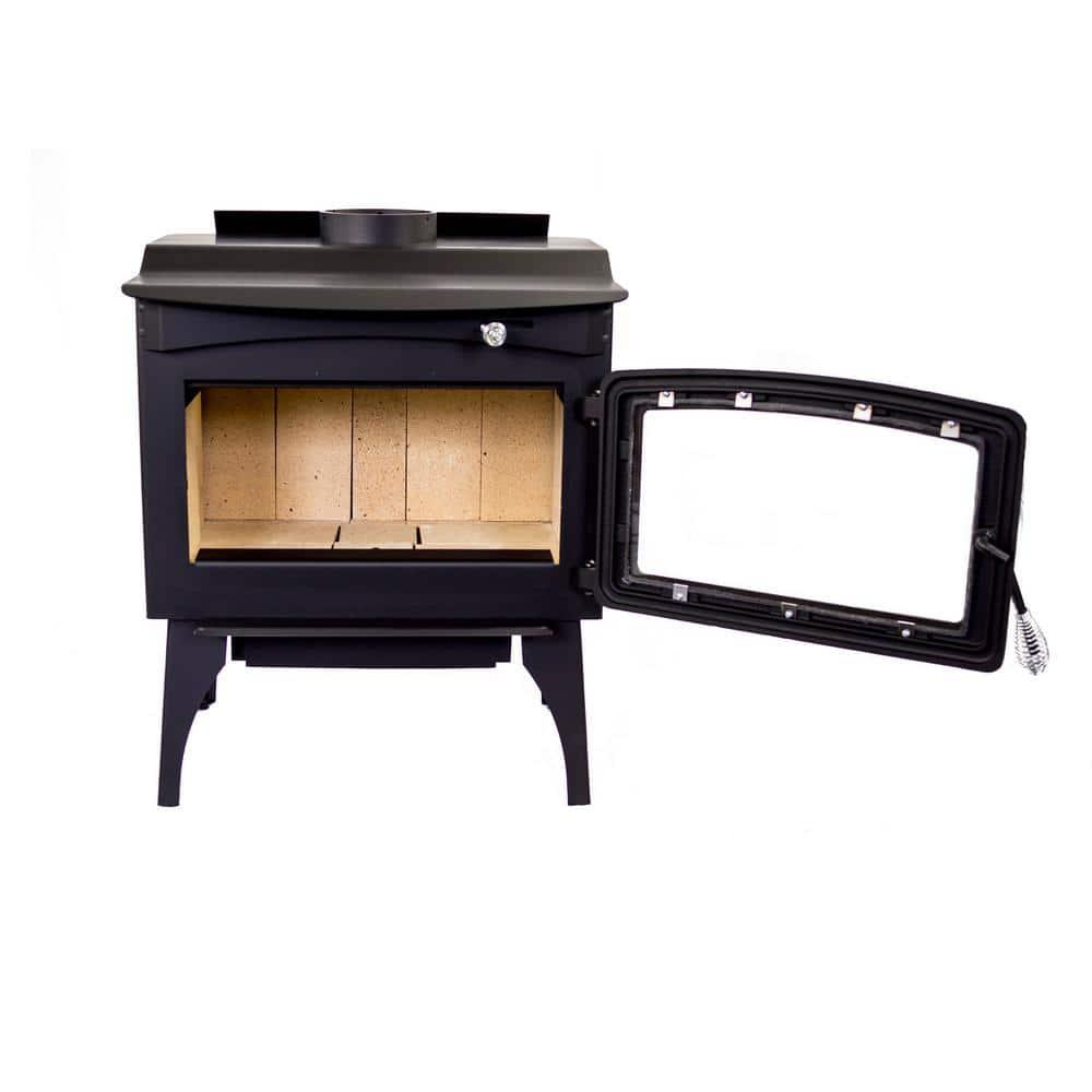 Pleasant Hearth 1,800 Sq. Ft. Medium Freestanding Wood Burning Stove with Legs