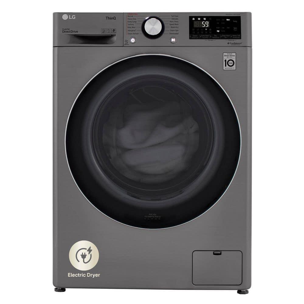 LG LG Smart Wi-Fi Enabled Compact Front Load All-In-One Washer/Dryer Combo with Built-In Intelligence, 2.4 cu. ft. WM3555HVA