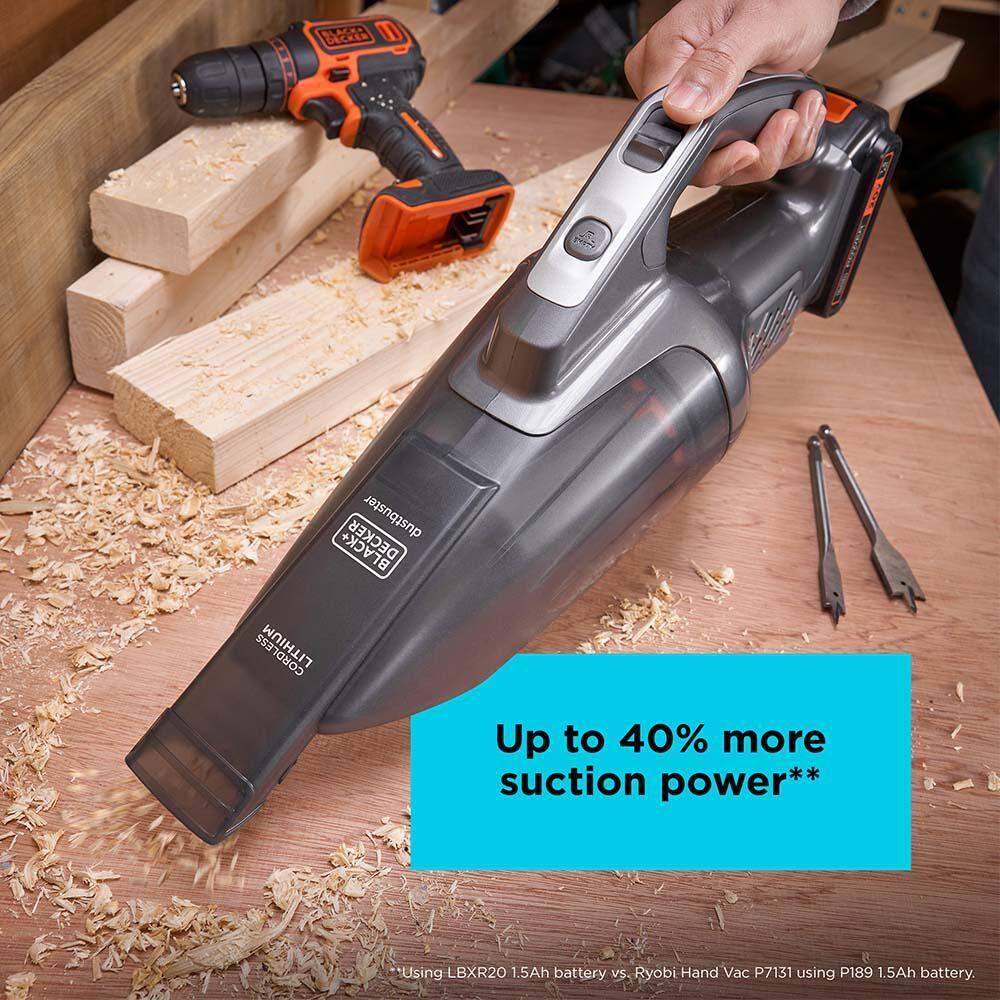 BLACK+DECKER Dustbuster 20V MAX POWERCONNECT Cordless Handheld Vacuum, BCHV001C1