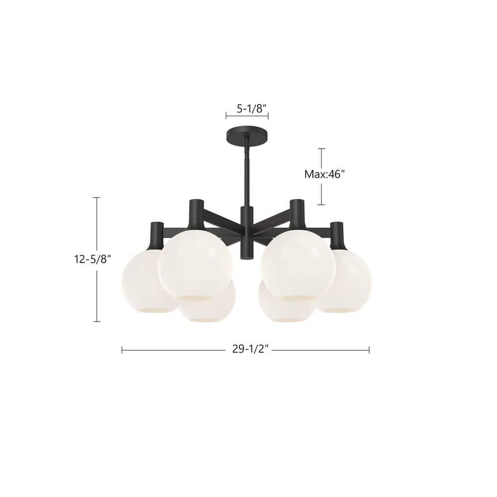 Castilla 6 - Light Globe Chandelier