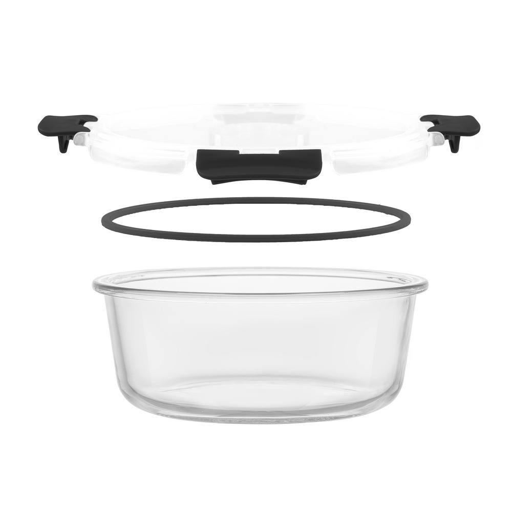 JoyJolt 24-Piece Glass Food Storage Container Set with Leakproof Lids