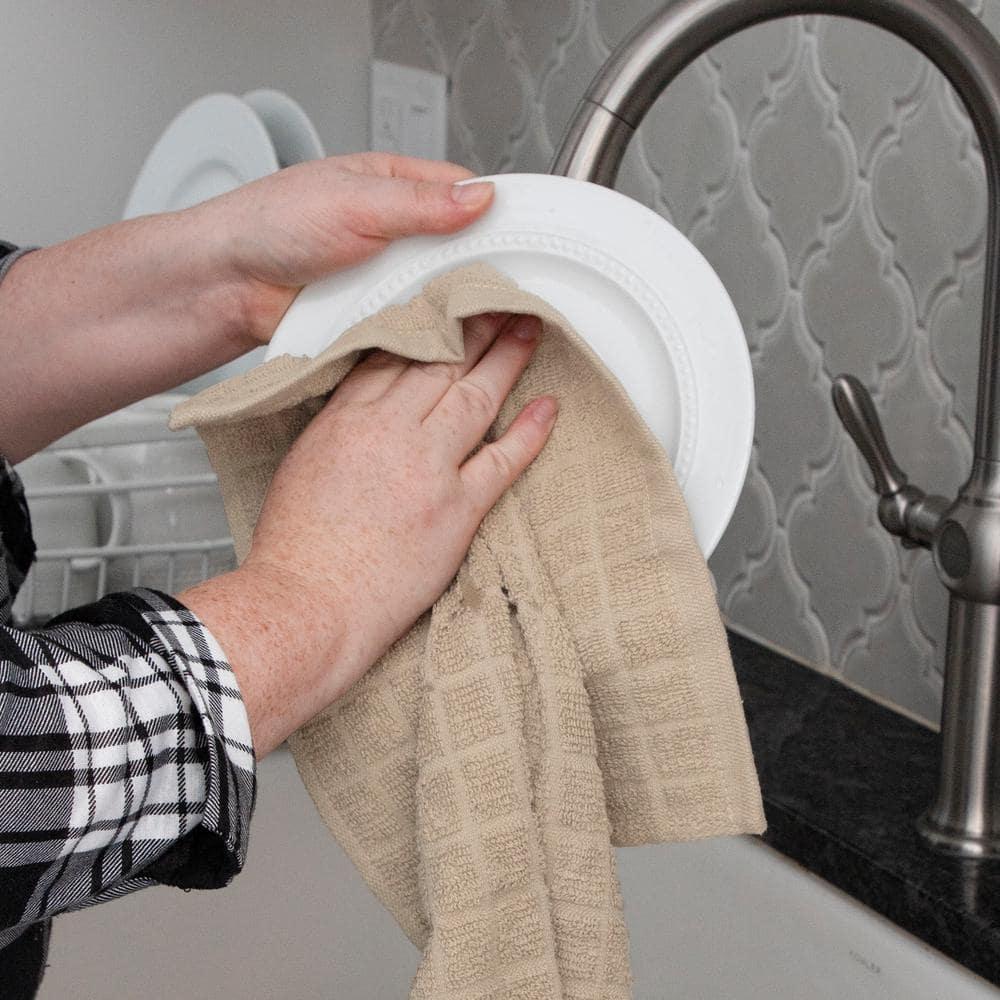 RITZ Cotton Plaid Kitchen Towel Linen Set (Set of 6)