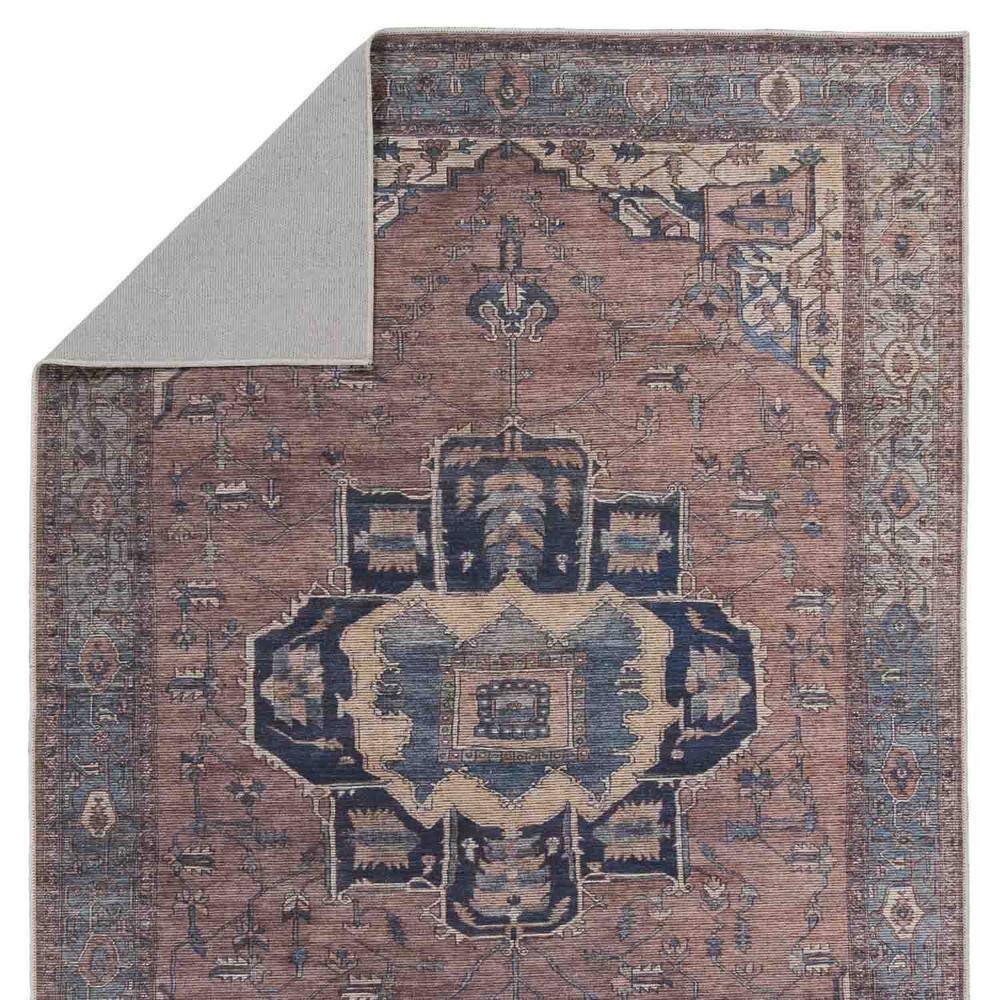 Jaipur Living Soft 3x8 Runner Rug, Boho, Blue/Dark Brown