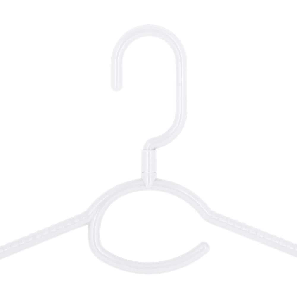 Laundry 360 Woolite Plastic Standard Hanger for Dress/Shirt/Sweater (Set of 5)