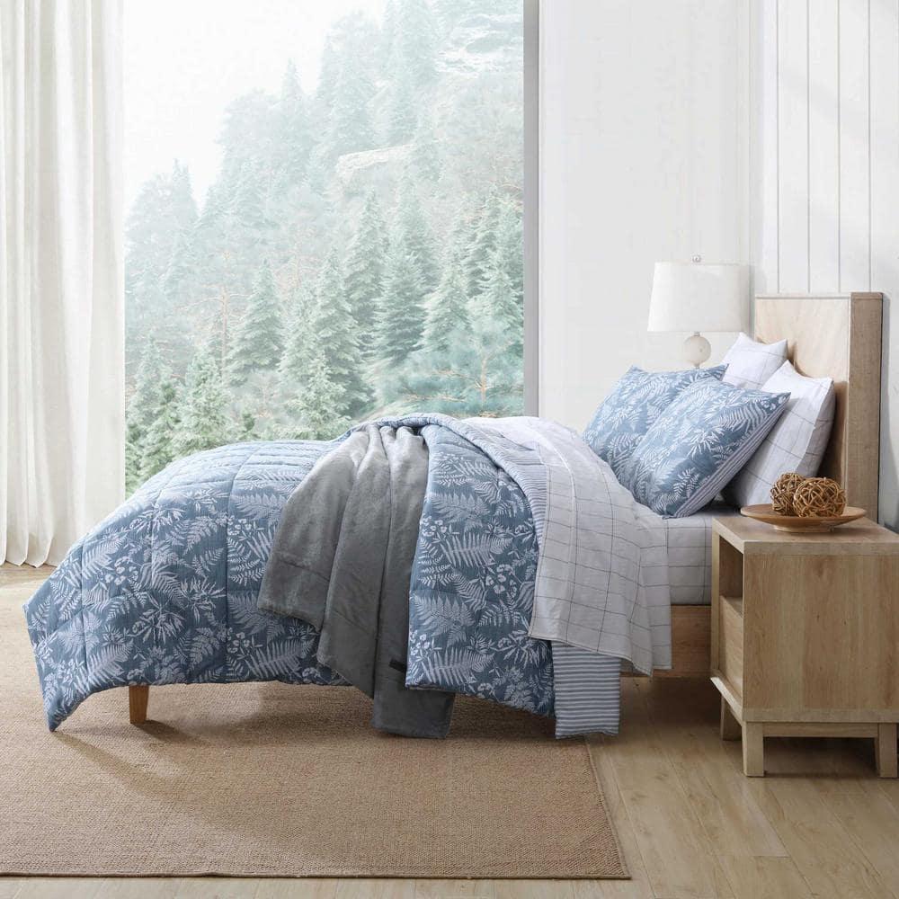 Eddie Bauer Eddie Bauer Fern Garden Blue Reversible Comforter Set