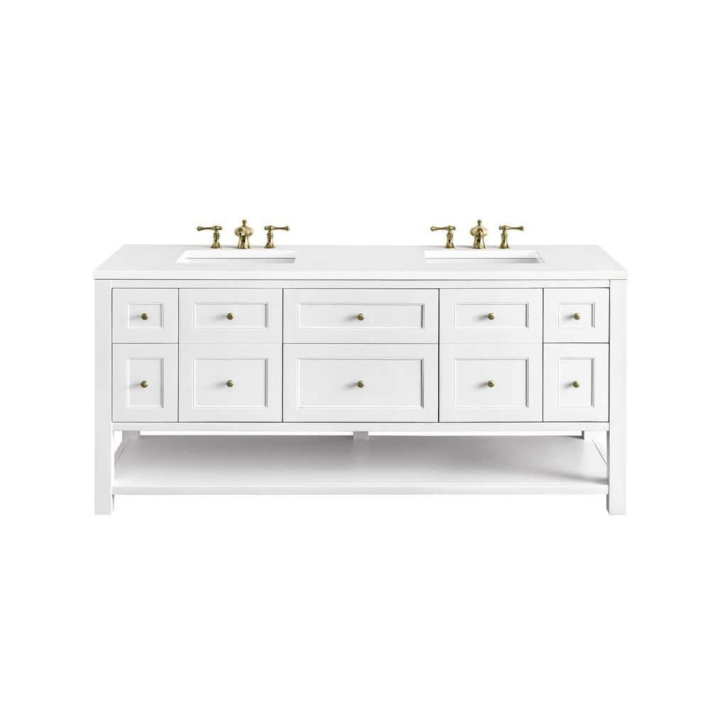Breckenridge 72" Double Bathroom Vanity Set