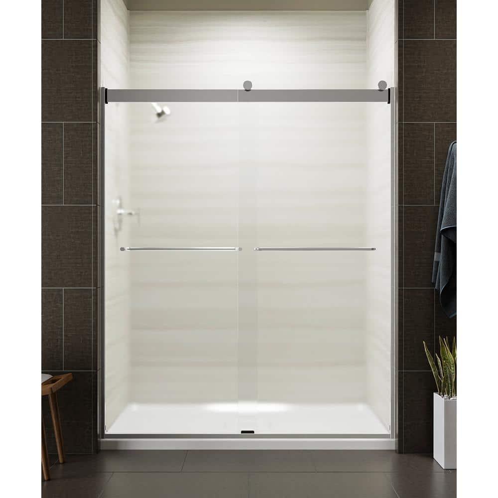 Levity 59.63" x 74" Bypass Shower Door with CleanCoat® Technology