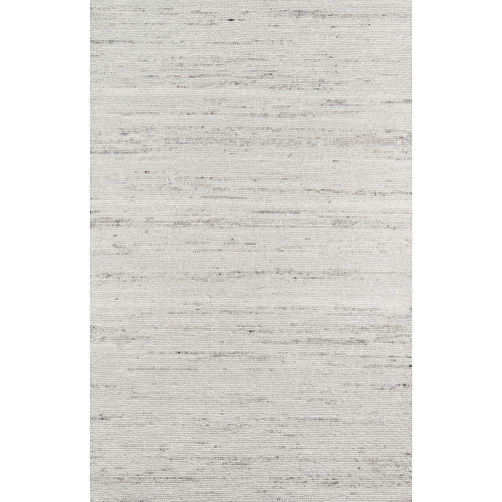 Richmond Collins Hand-Woven Wool Ivory Area Rug