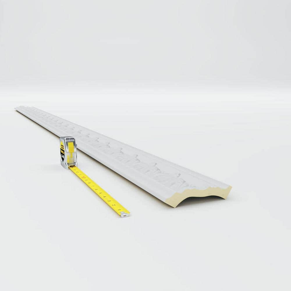 Ekena Millwork 4 1/2"H x 3 1/4"P x 5 1/2"F x 94 1/2"L Devon Crown Moulding