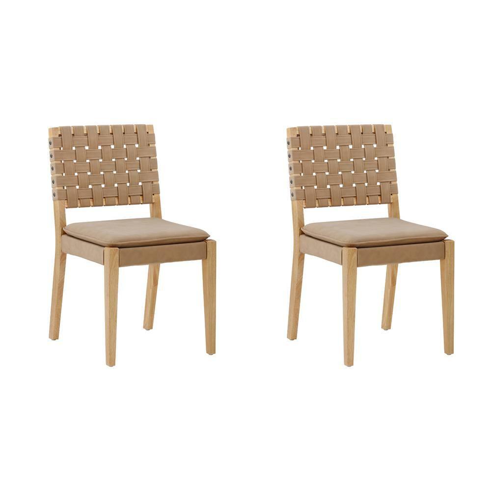 Nathan James Upholstered Stool