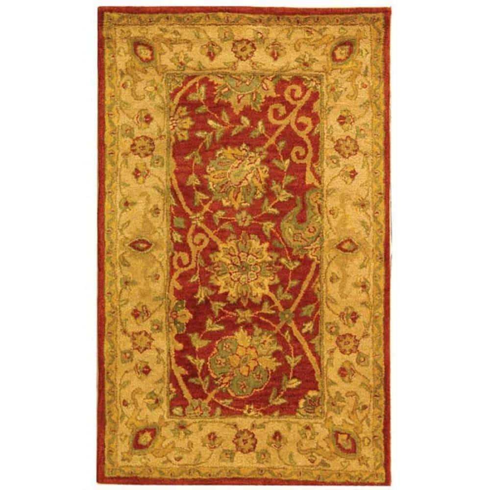 Antiquity AT21 Hand Tufted Indoor Accent Rug - Rust - 3'x5' - Safavieh