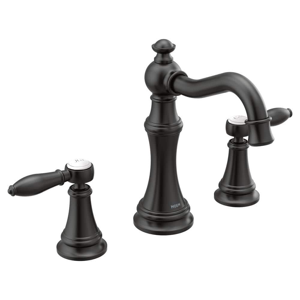 Moen Weymouth Two-Handle Widespread Bathroom Faucet Trim Kit, Valve Required