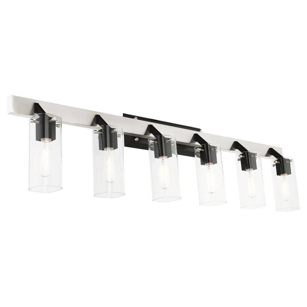 Livex Lighting Beckett 6 - Light Vanity in  Brushed Nickel