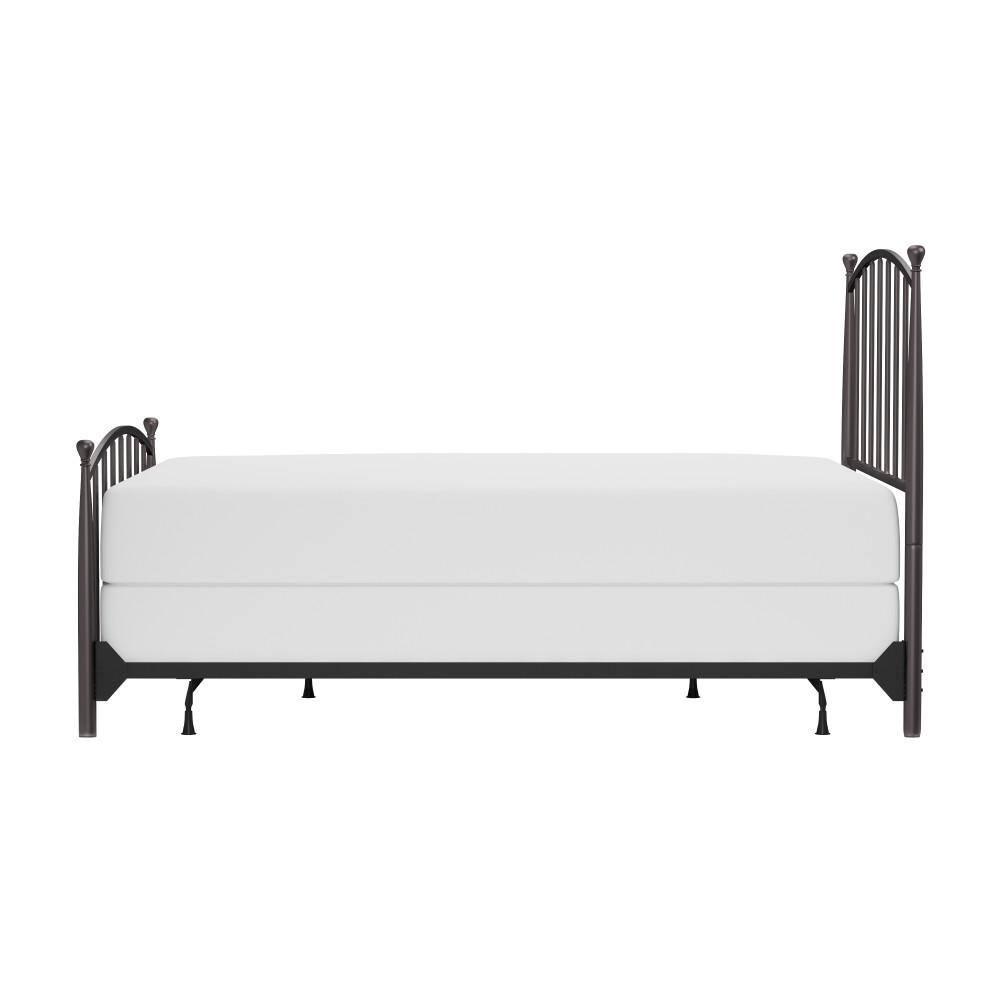 Hillsdale Furniture Warwick Gray Bronze Metal Queen Bed