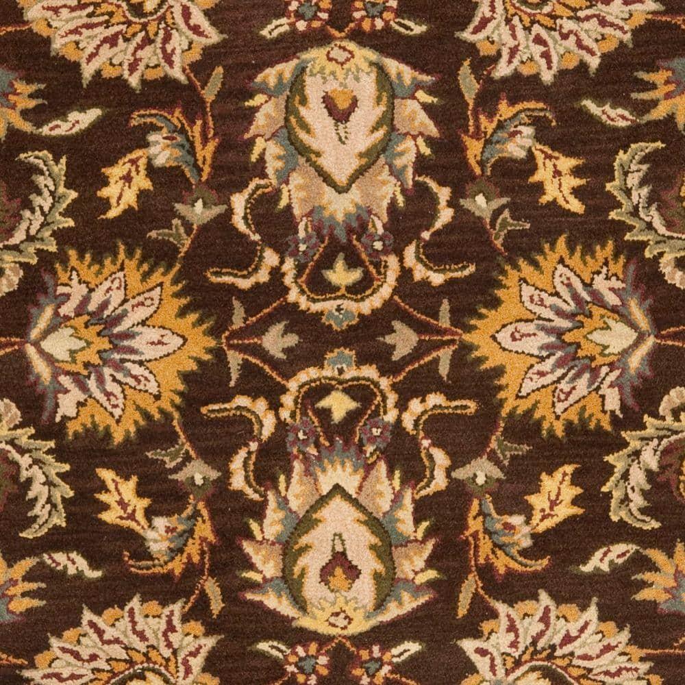Heritage HG912 Hand Tufted Area Rug - Brown/Ivory - 8'3"x11' - Safavieh.