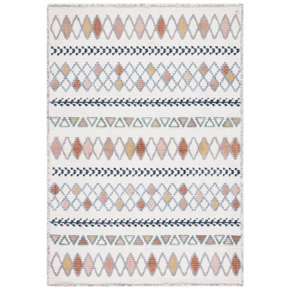 Marrakesh MRK610 Power Loomed Area Rug - Ivory/Multi - 4'x6' - Safavieh.