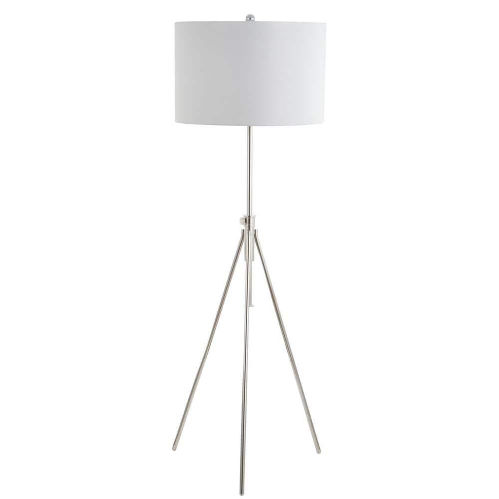 Cipriana Floor Lamp - FLL4007 - Silver/White - Safavieh
